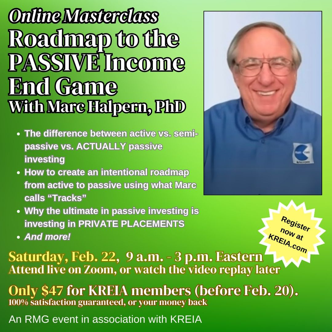 Truly Passive Investments with Marc Halpern